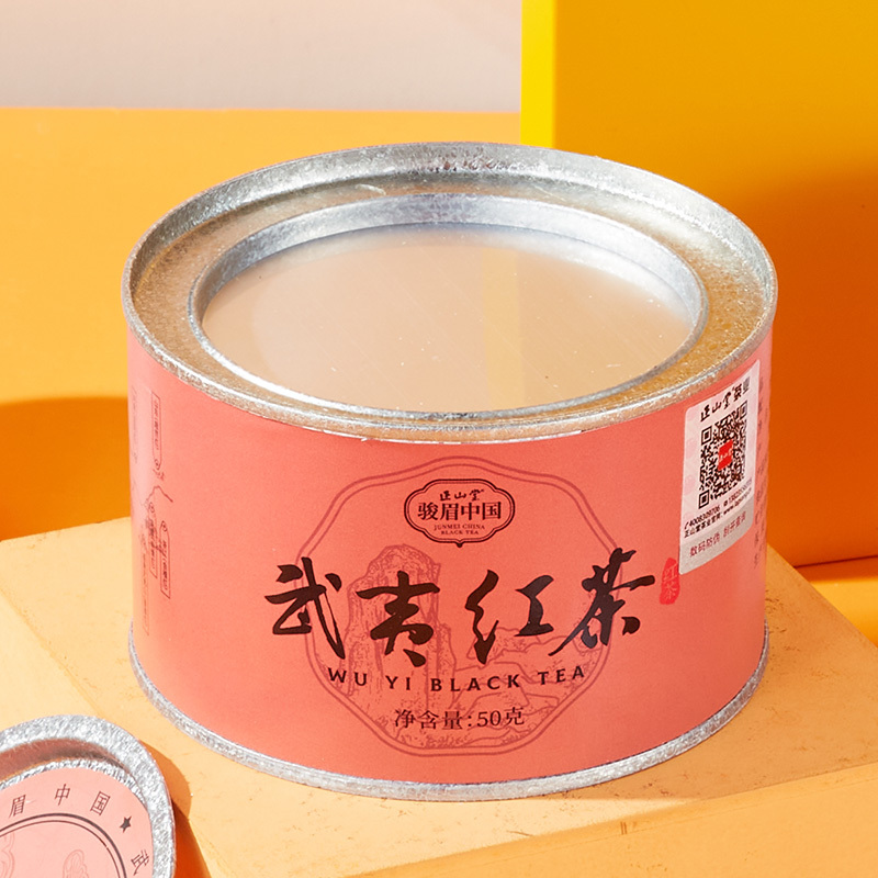 [正山堂]武夷红茶骏眉中国六雅系列特级桃荔香小种红茶正宗罐装 1罐/50g