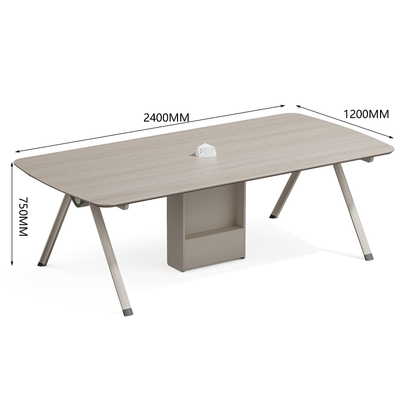 中豫鑫泽 ZYXZ5022404 小型会议桌现代简约员工培训桌高清大图