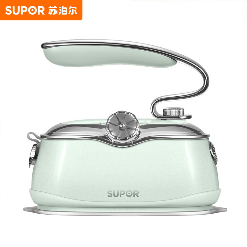 苏泊尔(SUPOR)家用手持熨烫机小型便携蒸汽电熨斗大蒸汽大面板烫衣服神器GH-300C