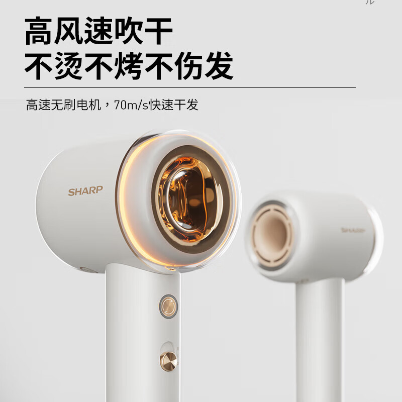 夏普(SHARP) IB-RP47C-WN 正负离子除菌护发电吹风高清大图
