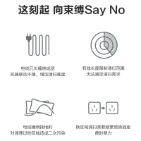 美的(Midea)除螨仪 无线家用床上紫外线杀菌机器 床铺手持除螨虫吸尘器 B5D