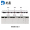 杜晶 DJ-PJDB6 防水防腐木塑拼接实木复合地板 0.3米宽直纹深咖色