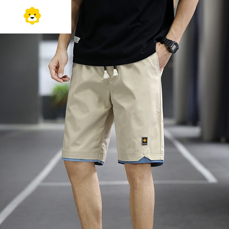 fishbasket五分短裤男士2024新款季休闲运动裤男装宽松薄款休闲裤