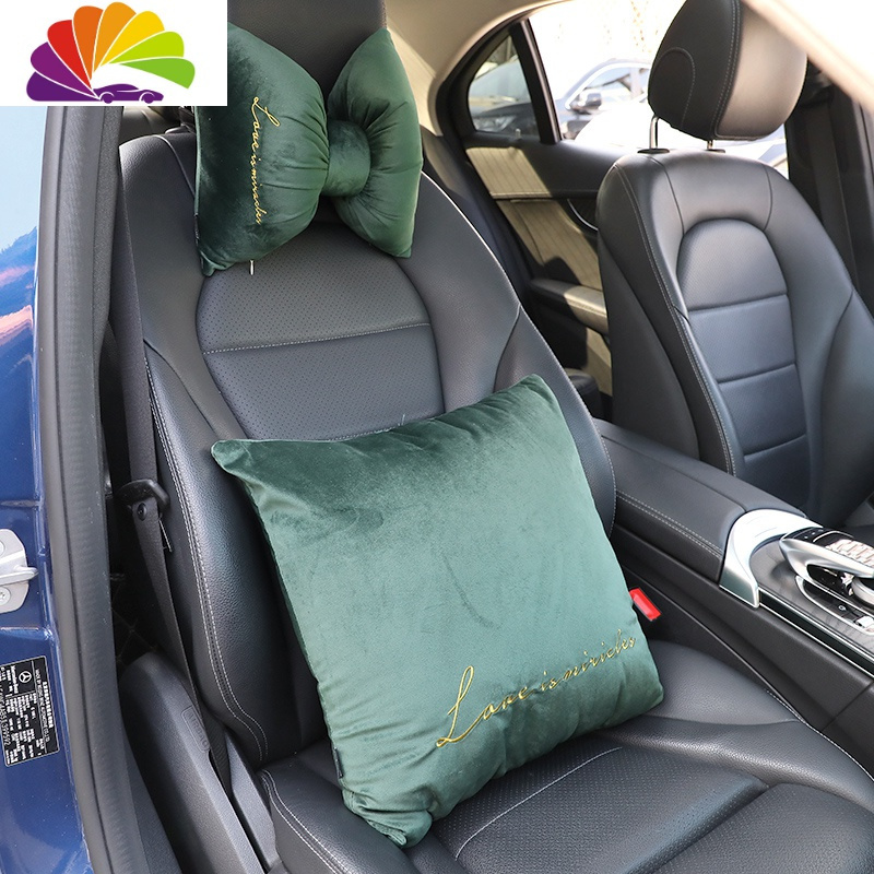 舒适主义汽车头枕护颈枕一对车用靠枕腰靠座椅车上颈椎枕头抱枕萌可爱