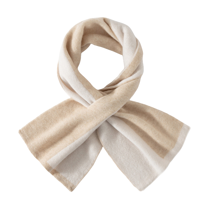 鸽护 围巾 GH224QDK-羊绒 条高清大图