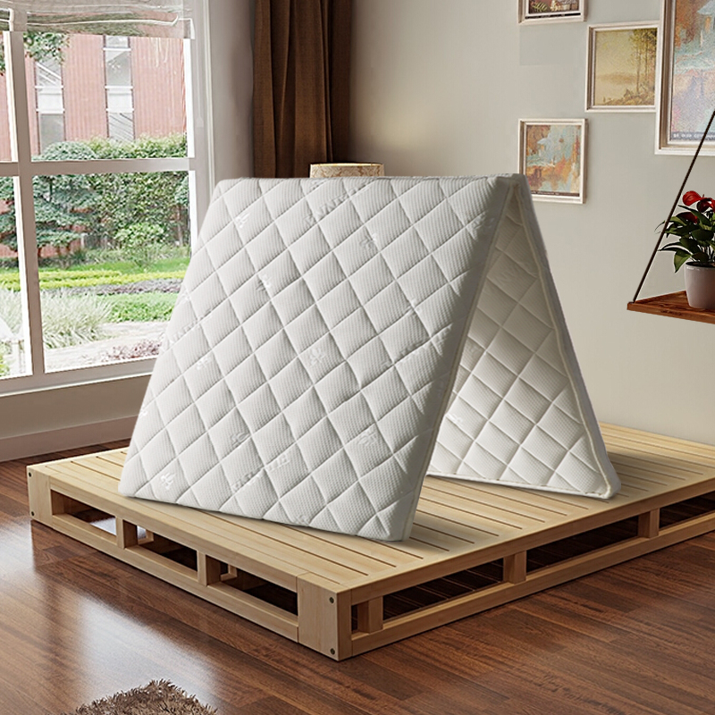 富安娜床垫旗舰店折叠床垫棕垫天然椰棕学生儿童宿舍用经济型1.5m