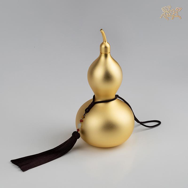 美帮汇全铜摆件《28厘米真金鎏镀铜葫芦》 铜工艺品 家居饰品高清大图