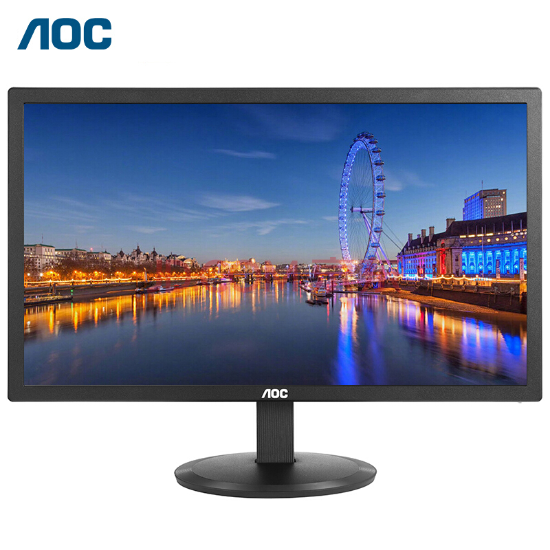 AOC 21.5英寸 全高清护眼不闪屏 商务办公可壁挂电脑显示器E2280SWN