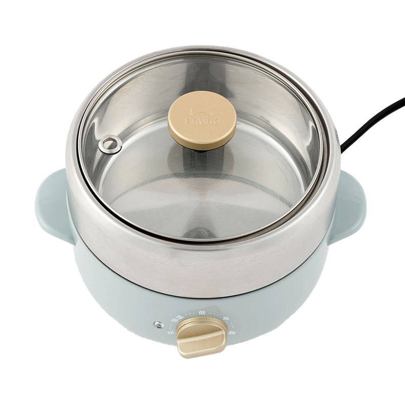 BRUNO 一人食多功能料理锅-BOE115-BGR雾霾蓝高清大图