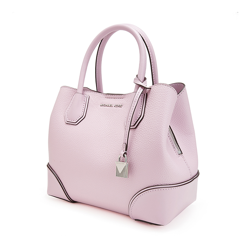 Michael Kors/迈克·科尔斯女士小号MERCERGALLERY系列牛皮托特包30H7GZ5T1T淡紫色547