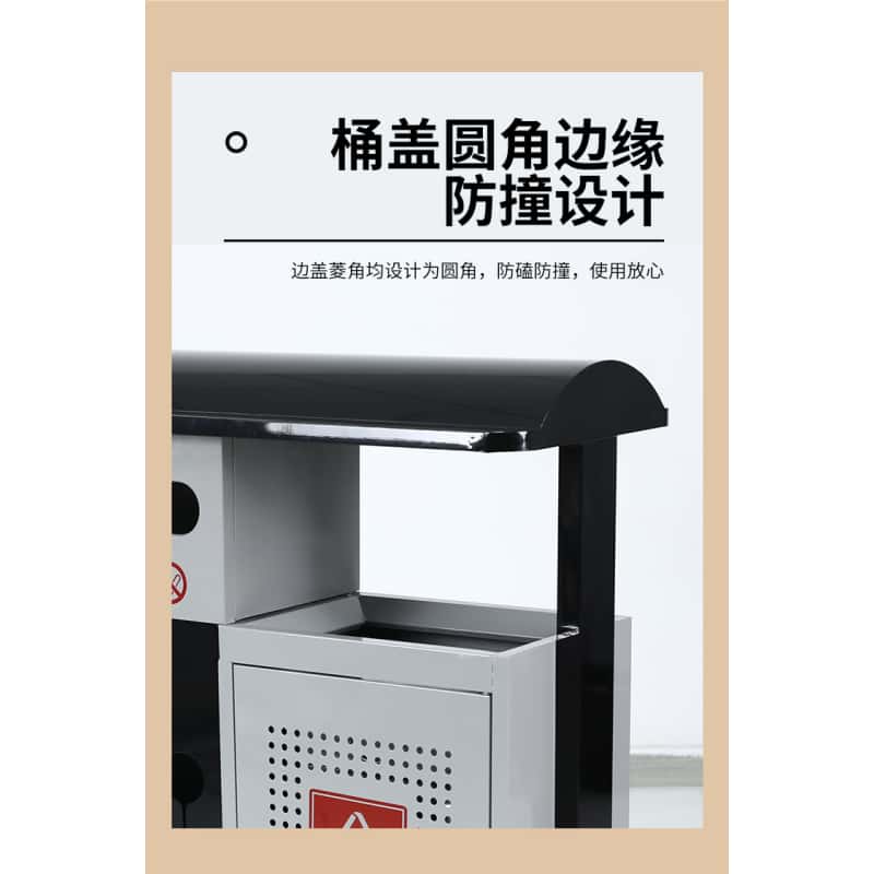 鑫木樽分类垃圾桶双桶个高清大图