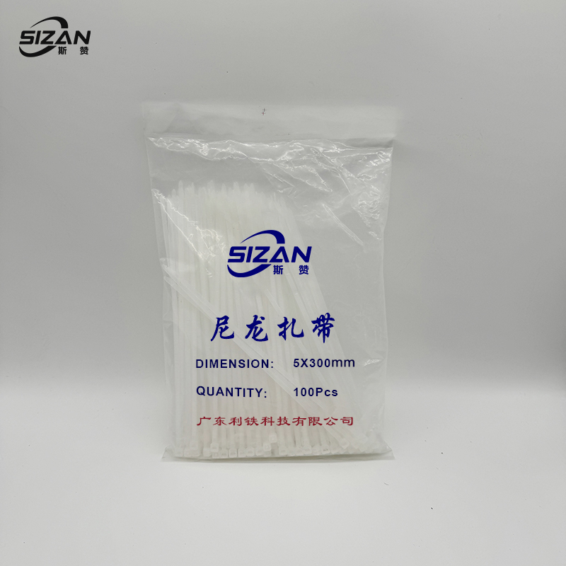 斯赞 自锁式塑料尼龙扎带 5*300mm 100条/包高清大图