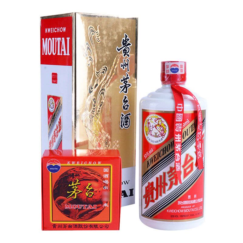 2006年　国检特供酒，貴州茅台酒　古酒 53度　白酒　酱香型 2006年贵州茅台酒飞天/五星茅台53度500ml*1瓶酱香型白酒