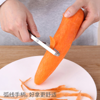 叁肆鋼SSGP不锈钢削皮刀430钢削皮刀土豆刮皮器厨房瓜果削皮刀刮刨厨房小工具 苏宁自营