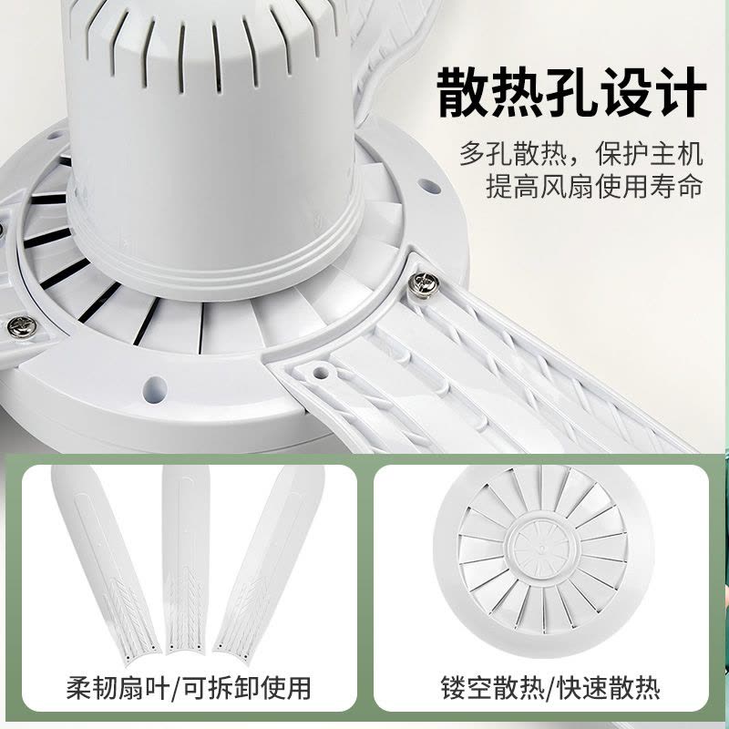 康佳大风力吊扇家用客厅宿舍商用风扇餐厅电风扇吊顶工业吊式音轻图片