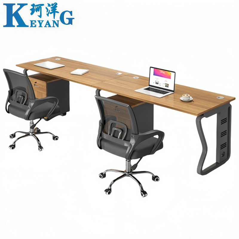 珂洋 屏风工位 两人位含柜椅 套高清大图