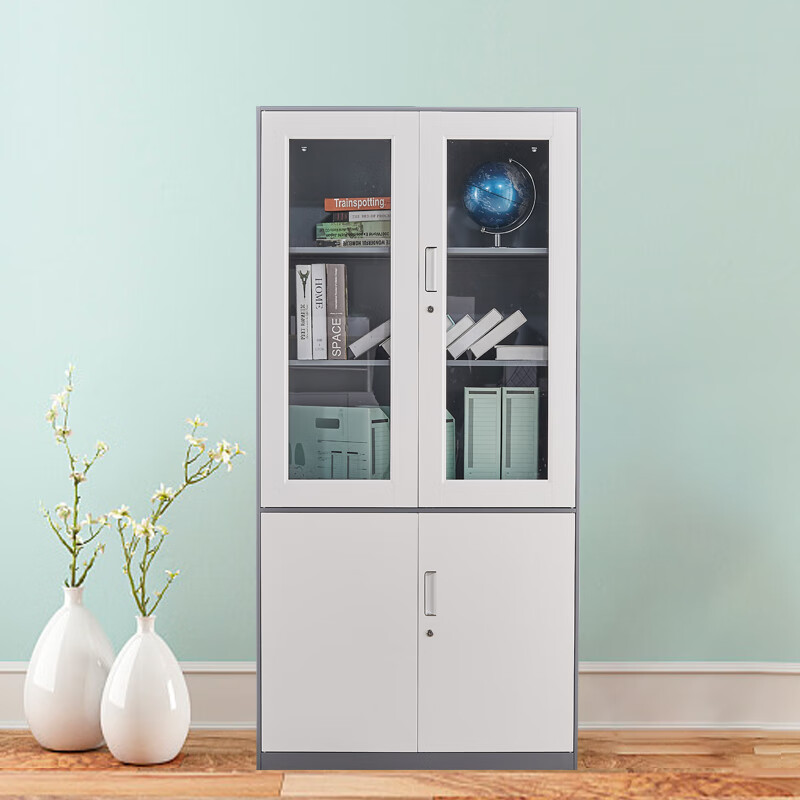 [企诺]文件柜 QNGA01FO-06LPA 900×400×1850mm 冷轧钢板 组高清大图