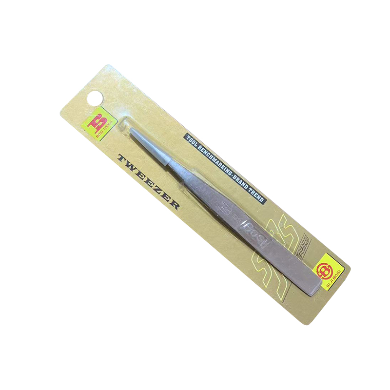 波斯(BOSI)不锈钢尖头镊子(125×11×2mm)把高清大图