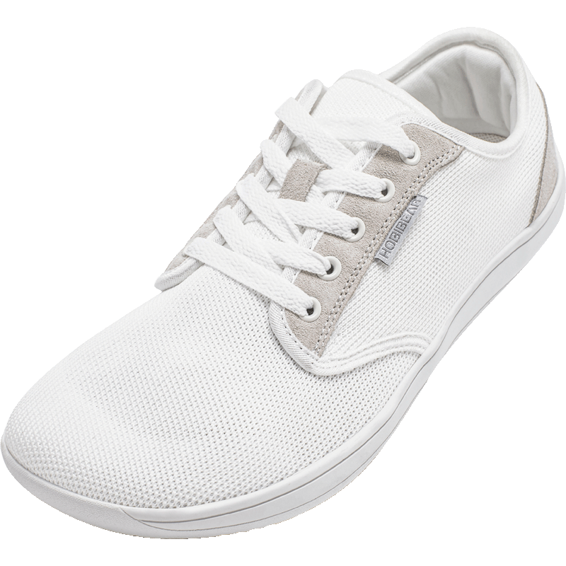 HOBIBEAR时尚轻便板鞋男女同款透气耐磨舒适百搭潮流设计 白色 39码