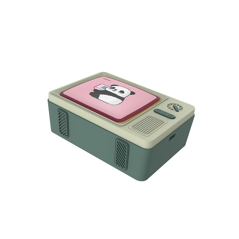 沃品(WOPOW)熊猫电视复古蓝牙小音箱HIFI级音效续航时间长小巧便携情人节生日礼物送女友闺蜜2023年新款AP07