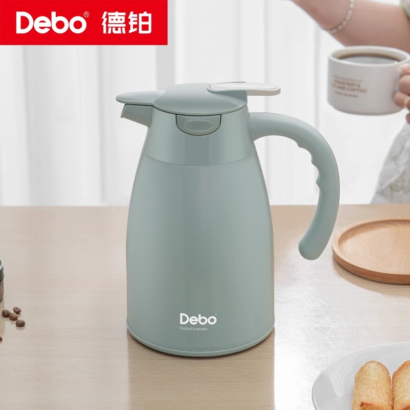 Debo 德铂保温壶DEP-879 1.2L 银色 不锈钢暖水壶保温瓶/个高清大图