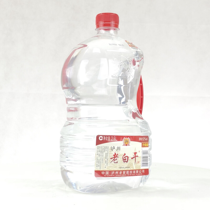 四川泸州老白干桶装2.5升 52度白酒 整箱6瓶装