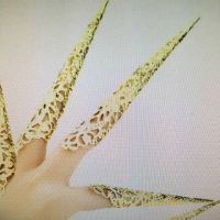 古装甄嬛护甲指套印度舞蹈指环古装头饰新娘饰品千手观音DALJA7501送女朋友七夕情人节礼物