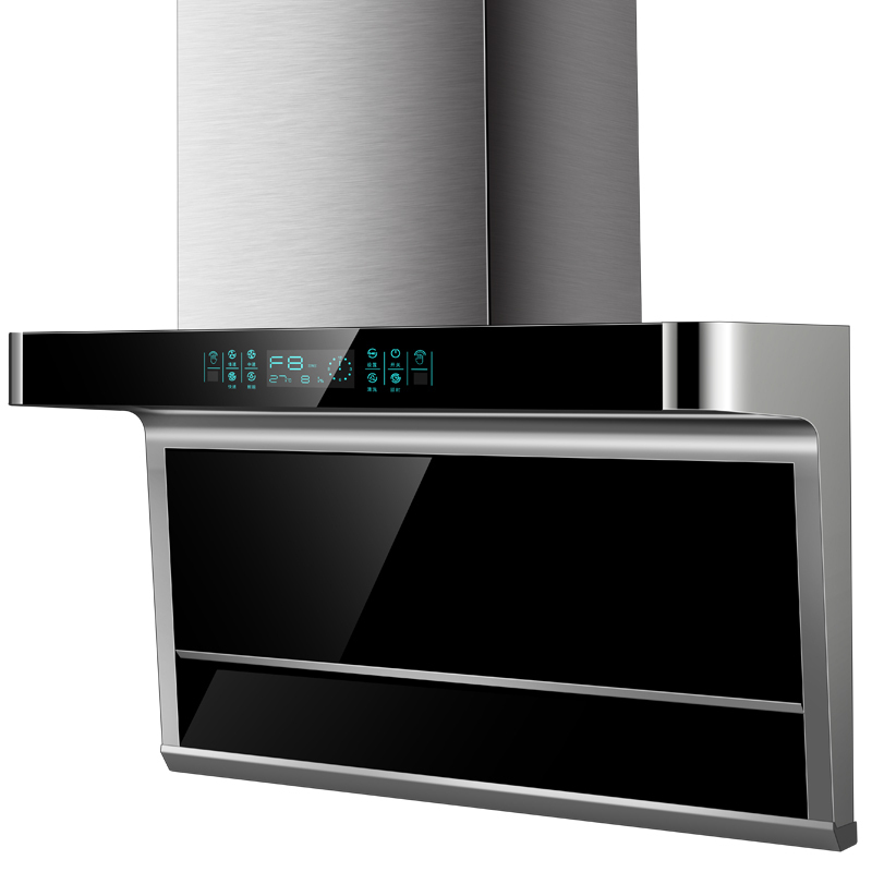 [保5年]欢呼好太太[升级款]新款40立方大吸力7字型抽油烟机顶侧双吸油烟机家用自动清洗平板单烟机B11高清大图