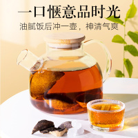 北京同仁堂陈皮泡茶广东新会陈皮泡水老陈皮干泡茶陈皮片40g/盒