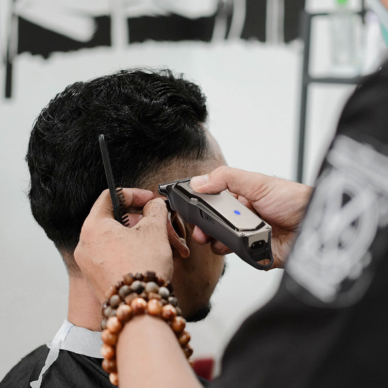 升级款电推剪剃光头神器推光油头雕刻发廊家用电推子充电理发器高清大图