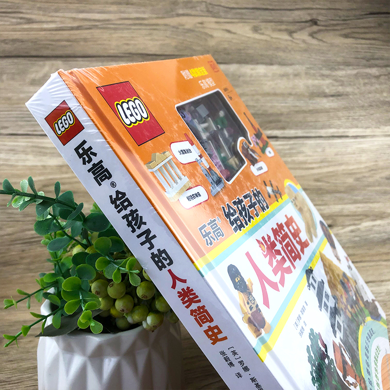 乐高给孩子的人类简史 [正版] 乐高给孩子的人类简史 附赠4款限定版乐高模型 儿童历史百科绘本 乐高积木拼装组装玩具小颗高清大图