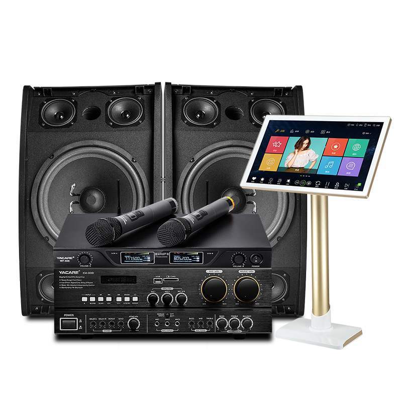 ks-10家庭ktv音响套装卡拉ok功放音箱家用会议酒吧练歌房k歌音响设备