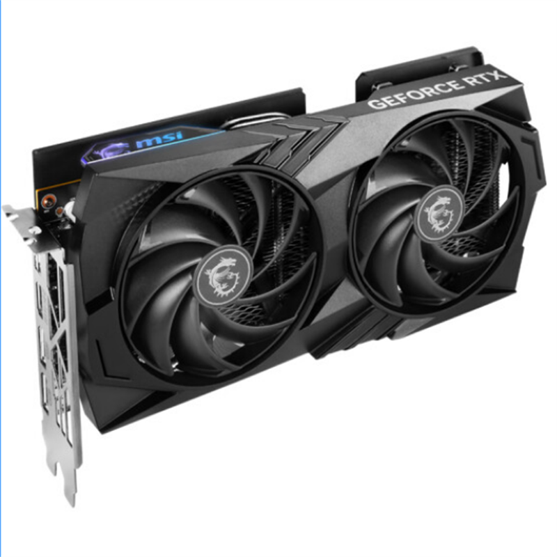微 星(MSI)魔龙 GeForce RTX 4060 GAMING X 8G 电竞游戏设计智能学习电脑独立显卡高清大图