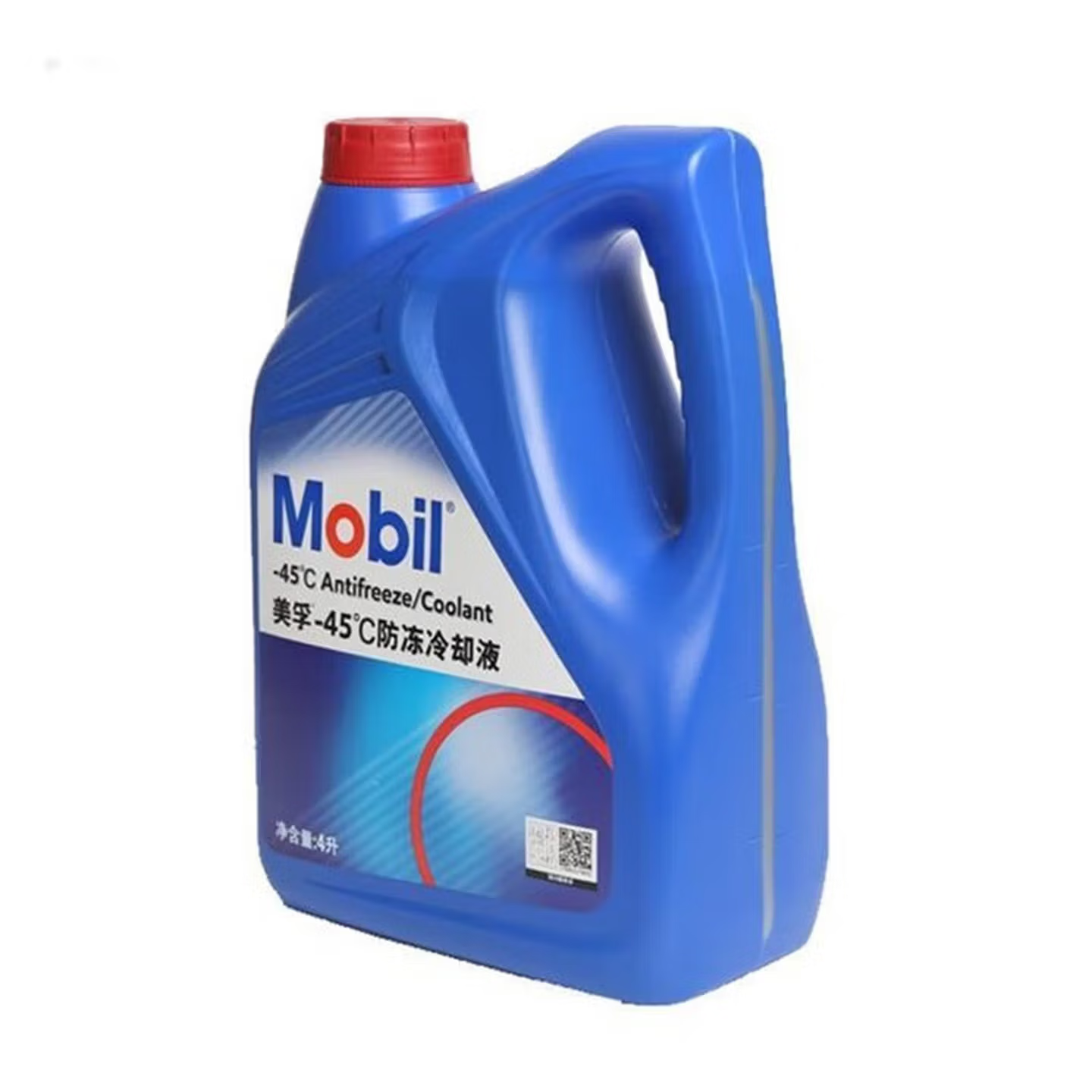 小窝厘 美孚(Mobil)防冻液 -45℃ 汽车发动机不冻液水箱宝冷却液红色 4L高清大图