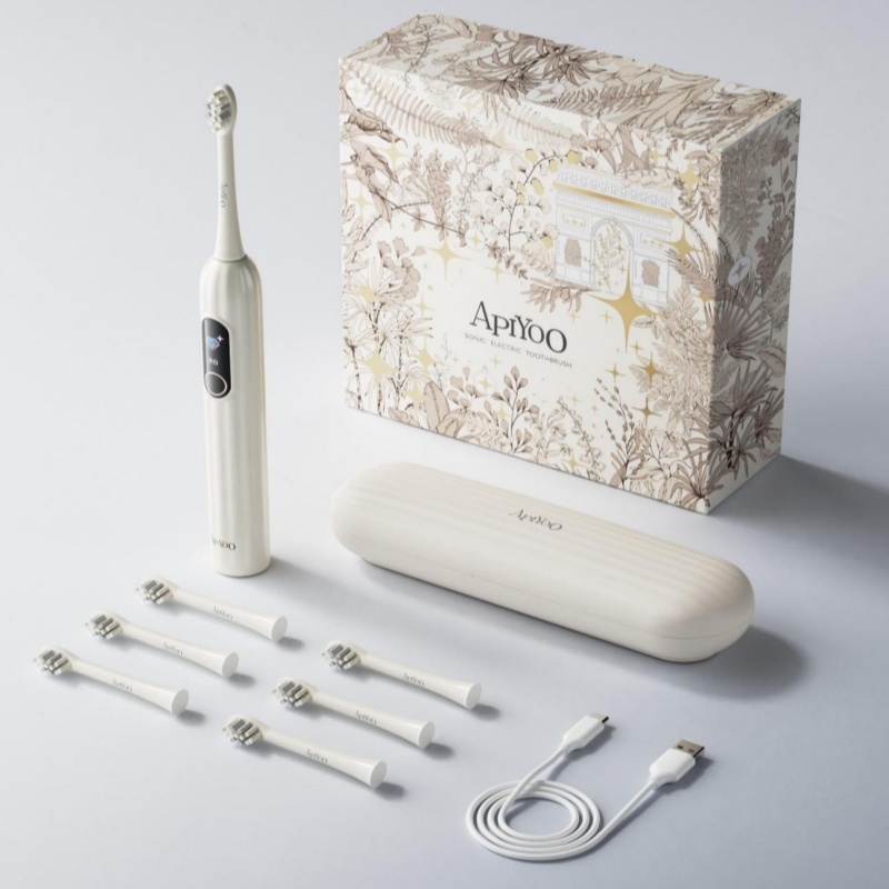 ApiYoo艾优S1智能数显屏电动牙刷 月白色