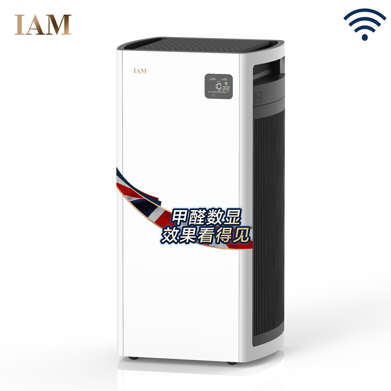 IAM KJ800F-M6 空气净化器 除甲醛雾霾细菌病毒家用负离子 甲醛数显单台价格