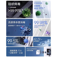 小米(MI)消毒空气净化器 米家消毒机净化机 除过敏源除异味除菌除尘螨 宠物空气净化器空气消毒机UV杀菌除甲醛