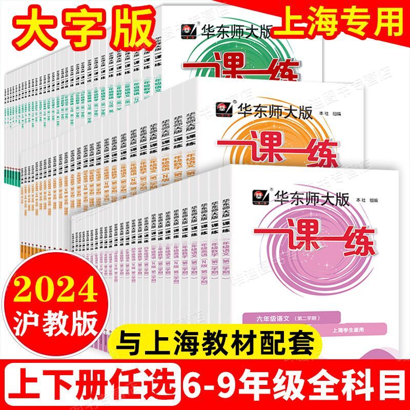 物理[增强版] 九年级 [正版]2024华东师大版一课一练六年级上七年级上册八九年级物理 语文数学英语化学普通版增强版加