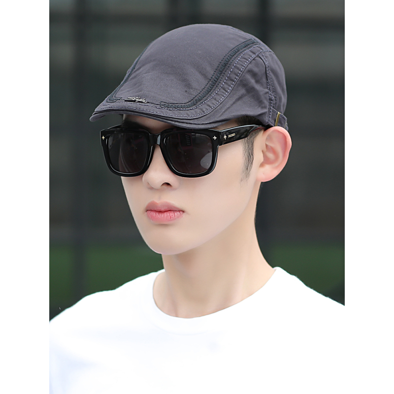 盛世尼曼帽子男士春夏季鸭舌帽出游贝雷帽男时尚潮休闲百搭夏天前进帽