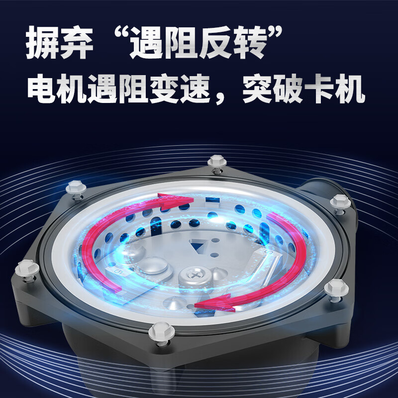 [25年新款,可处理长纤维]唯斯特姆 垃圾处理器W750plus 新一代研磨技术自动进水智能关机水电双控款厨房厨余粉碎机高清大图