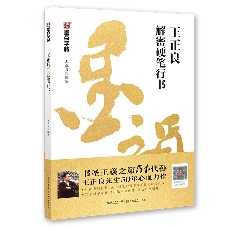王正良行书解密 [正版]行书字帖硬笔书法练字书家王正良书圣王羲之第54代孙传人解密硬笔行书教程视频讲解飘逸男生钢笔硬笔书