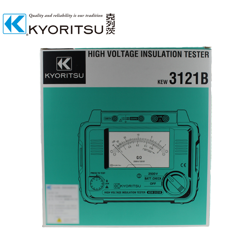 克列茨KYORITSU(日本共立)KEW3122B高压绝缘电阻测试仪
