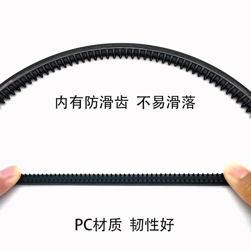 3个装发箍可爱清新简约发窟水钻细款妈妈发卡女头饰韩版压发头箍 细发箍 白色3个装
