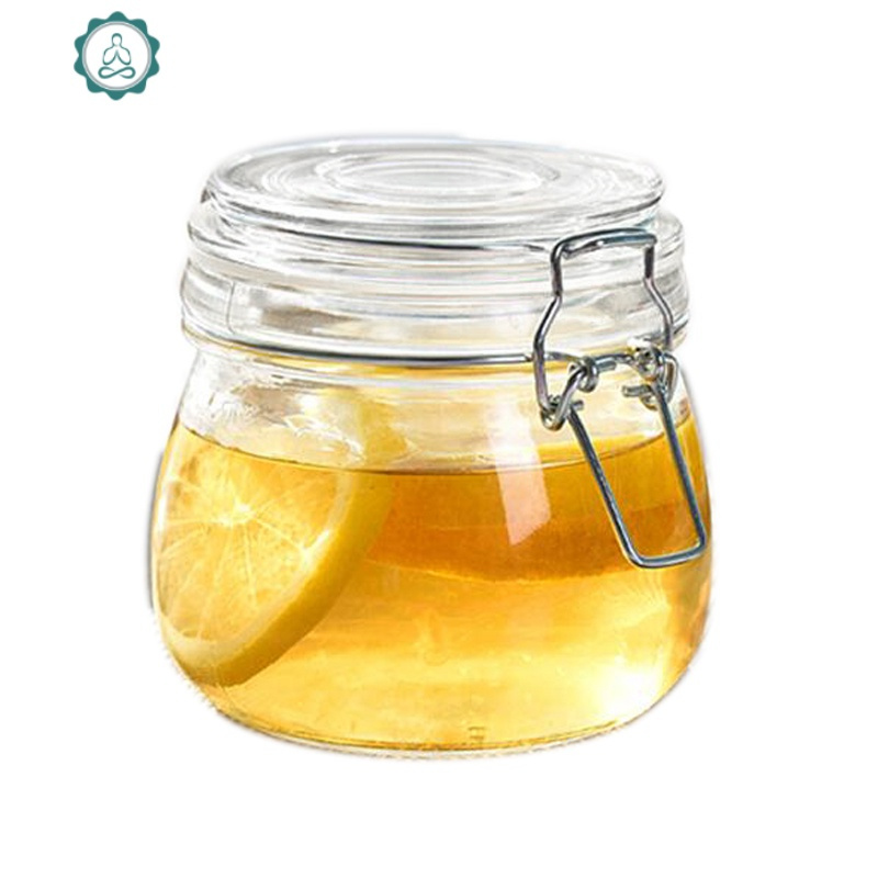 厨房密封罐玻璃罐子带盖玻璃瓶蜂蜜罐头瓶五谷杂粮瓶子家用储物罐封后