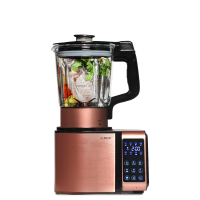 Haier/海尔小厨师晶钻Q5破壁机果蔬全自动多功能辅食加热豆浆无渣果汁料理机冰沙机PB-F012HR 玫瑰金