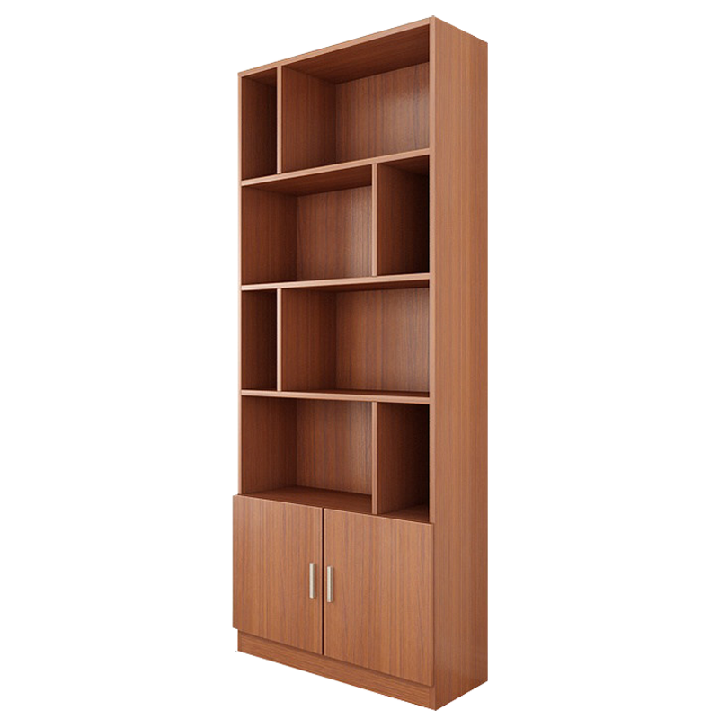 圣承启木质书架两门个高清大图
