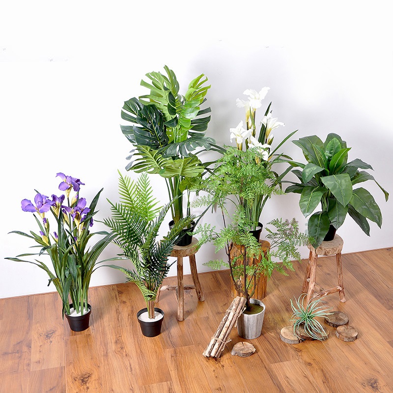 仿真植物盆栽 装饰摆件 高度30cm,张开20cm 100盆起发高清大图