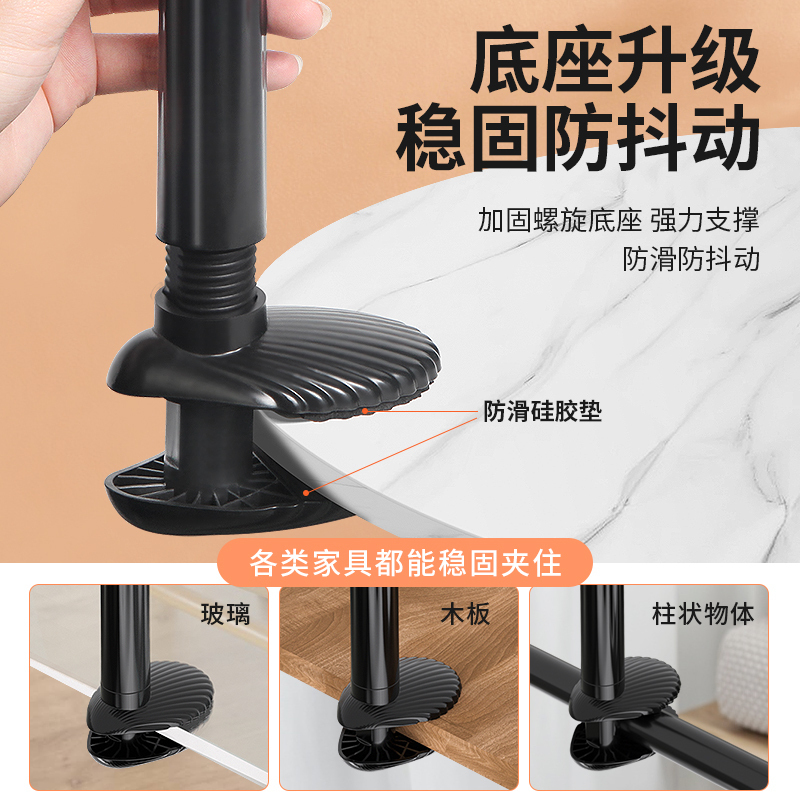 好意诗D4懒人支架土豪金128cm[加粗碳素钢]一体成型*双倍承重*手机平板通用