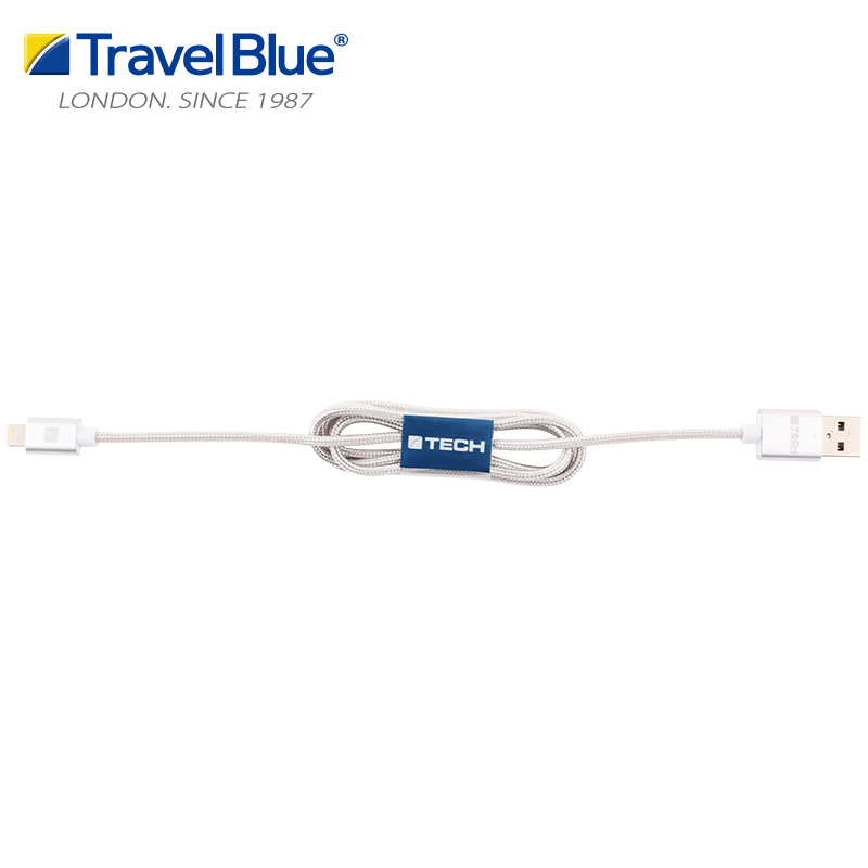 蓝旅(Travel Blue)苹果Lightning to USB数据线983银色高清大图