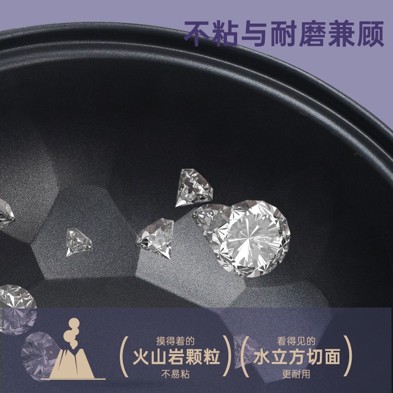 紫晶钻炒锅 (复底)BC-030高清大图